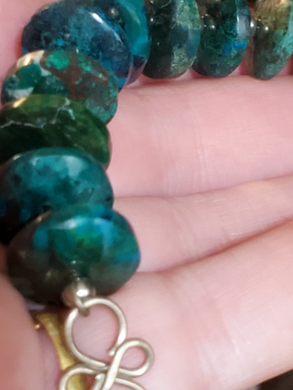 Turquoise Green Beaded Women's Necklace - Unbranded